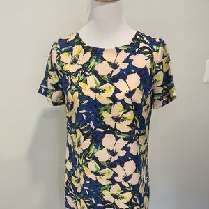 J Crew flower printed mini Dress